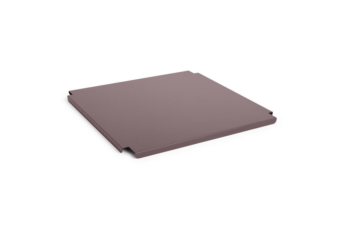 Colour Crate Metal Square låg, L - Bordeaux